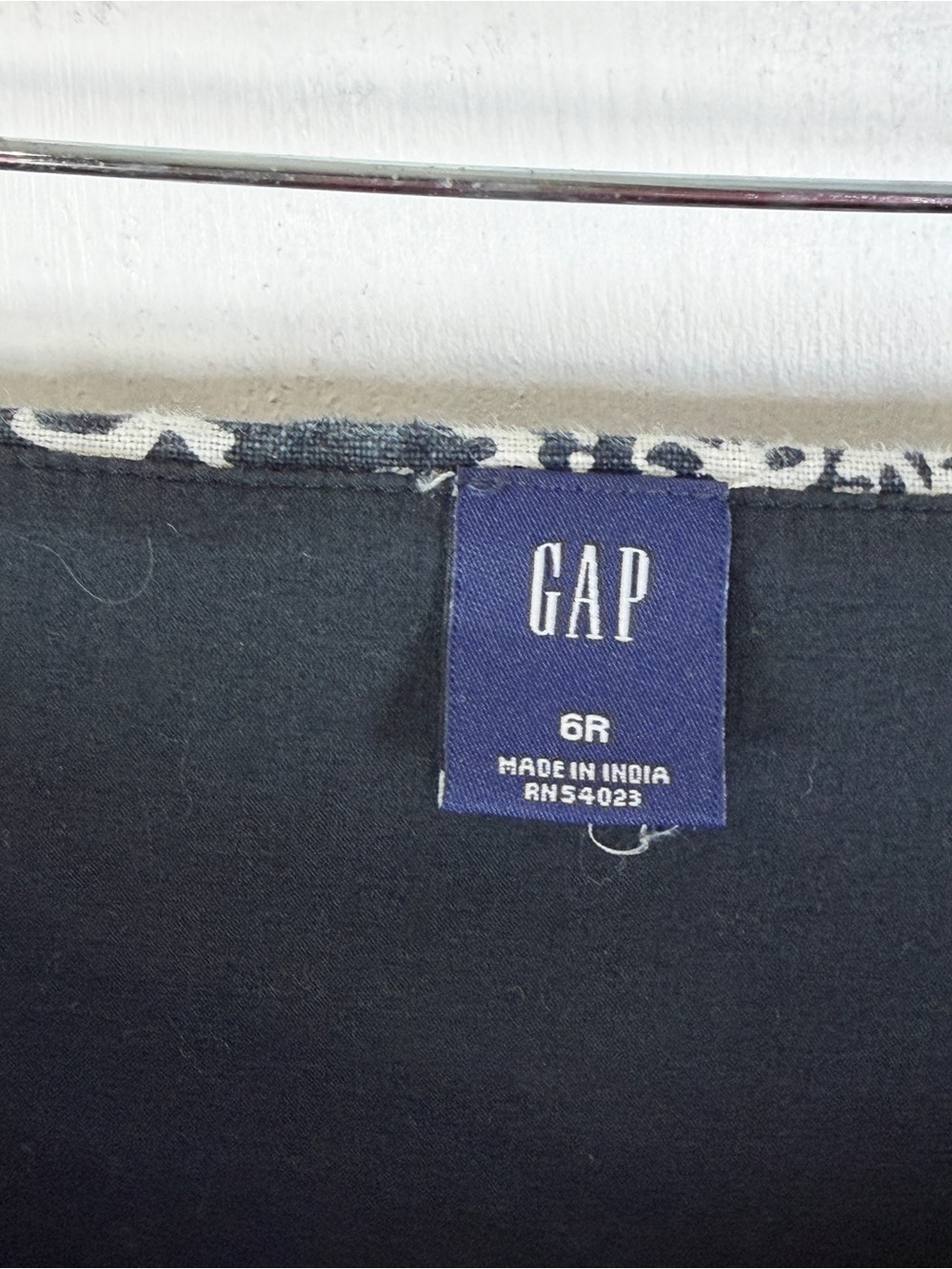 GAP 100% linen Skirt w/100% cotton lining Black‎ and White Floral Skater Skirt - Picture 5 of 11